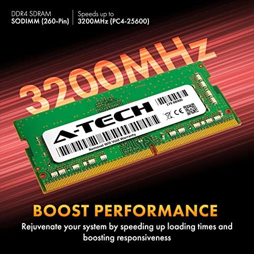 A-Tech 8GB זיכרון RAM עבור Lenovo IdeaPad 1/1i נייד | DDR4 3200MHz PC4-25600 SODIMM 1.2V 260 פינים שאינו